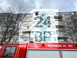 В доме N207б на проспекте Красной Армии возникло возгорание в одной из квартир на 9 этаже.