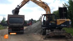 Дорогу планируют завершить в августе
