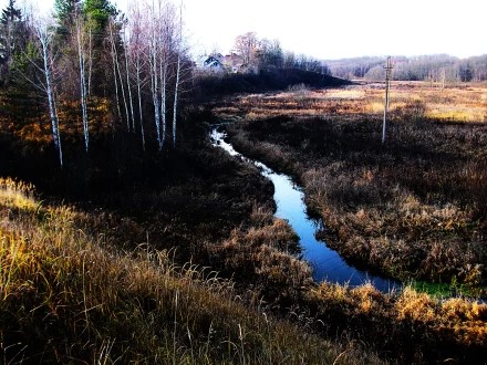 Окраина района Отрада. Струнино Владимирская область.