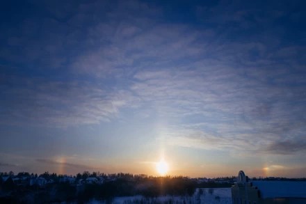 январь 2026, закат