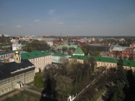 На колокольне лавры