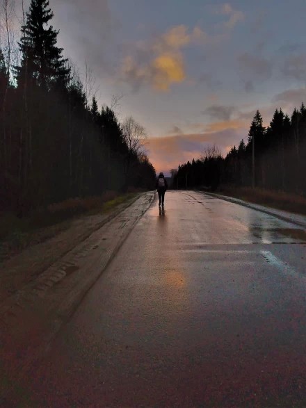 По вечерней дороге