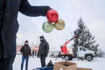 декабрь 2025, ёлка на Красногорской площади