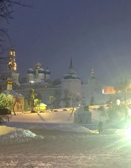 Снежная зима