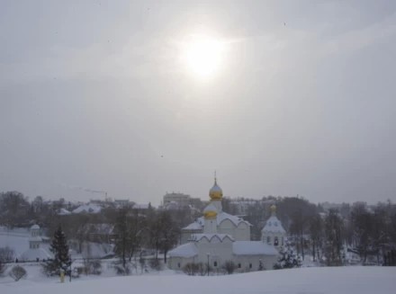 В морозной мгле