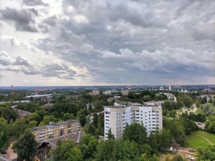 Вид на город с высоты