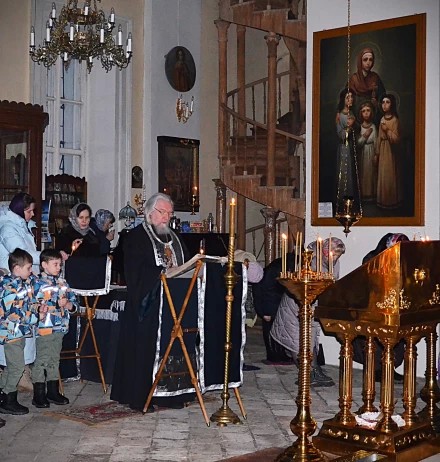 Вечерняя  служба. Начало Великого поста.