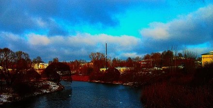 Струнино.  Река Горелый Крест.