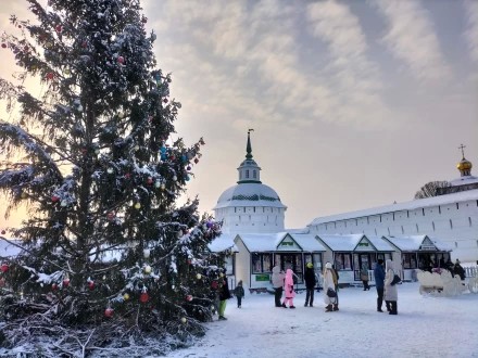 Предрождественские дни у Лавры