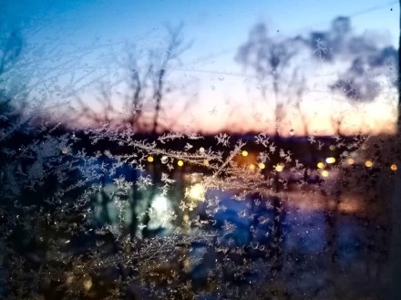 Зарисовка морозного вечера