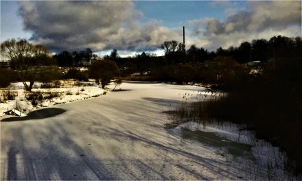 Вид с моста. Струнино Владимирская область.