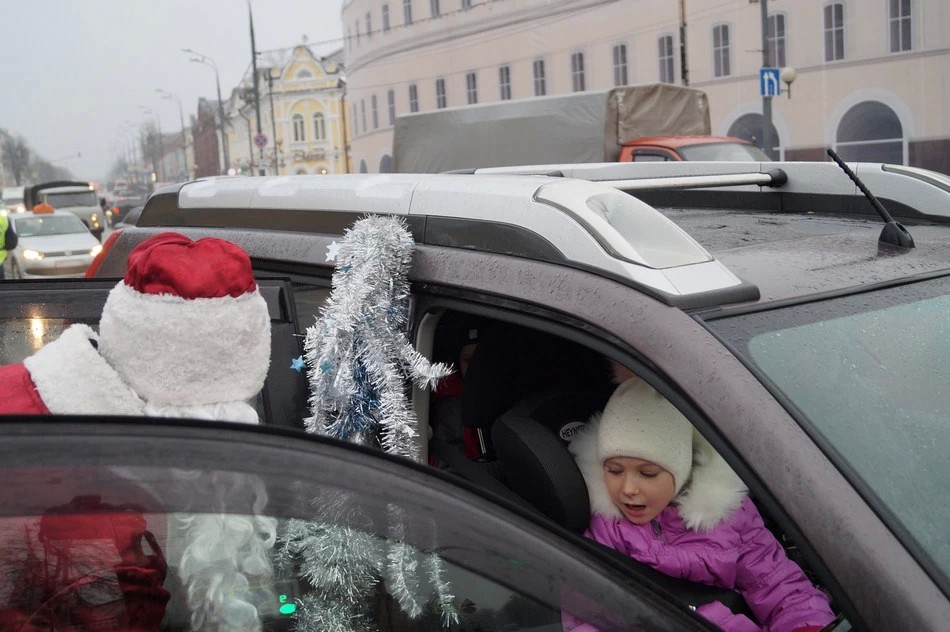 Дед Мороз за безопасность движения