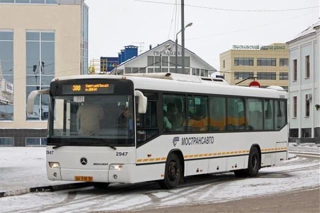 Автобусы в Москву следуют с задержками из‑за снегопада
