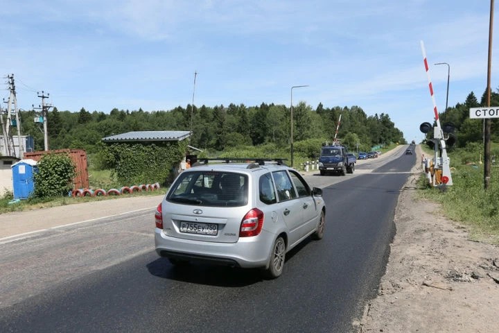 Переезд в Рогачеве отремонтировали