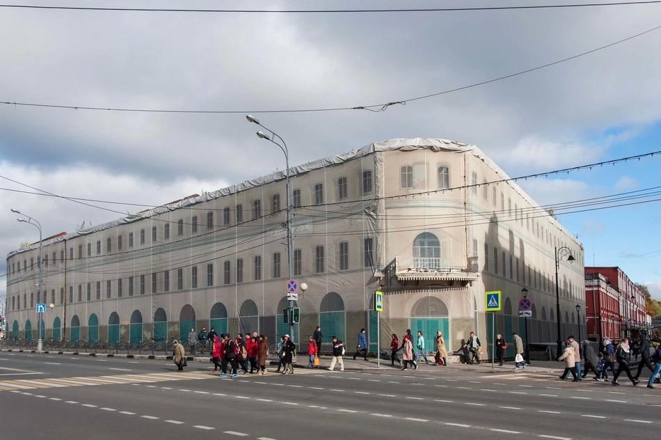 В центре города после пожара