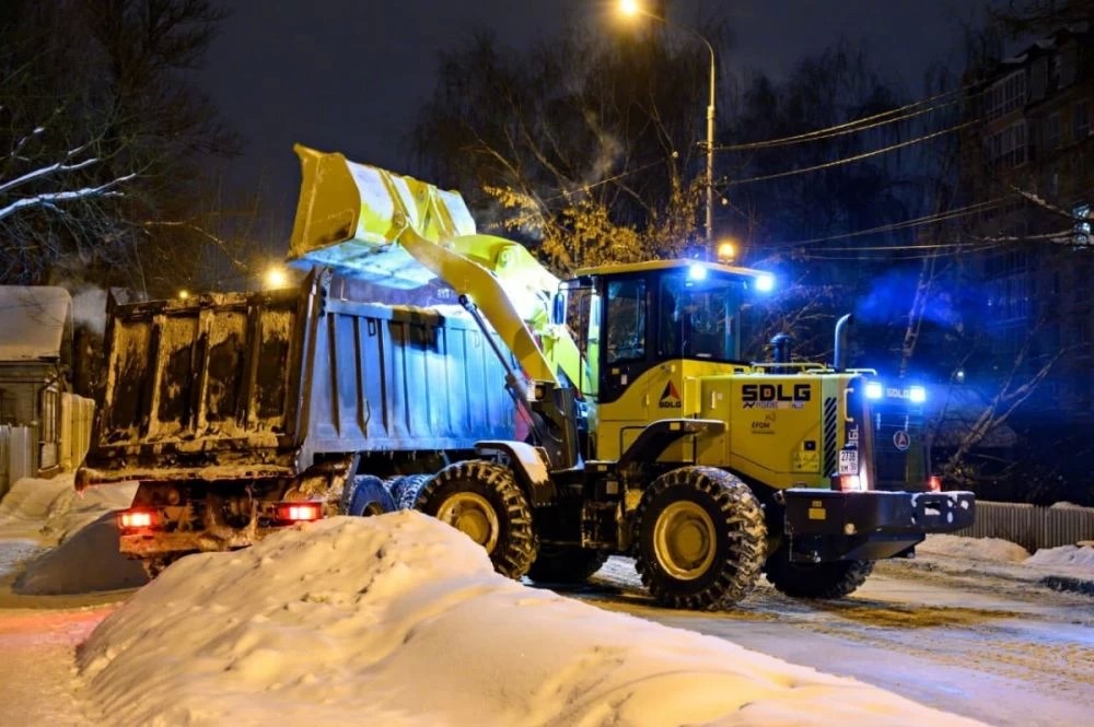 30 000 кубометров снега вывезено в Сергиево-Посадском округе после снегопада