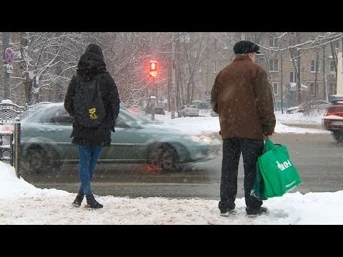 Снегопад накрыл Сергиев Посад