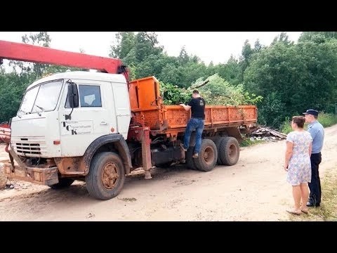 Поймали за сбросом мусора