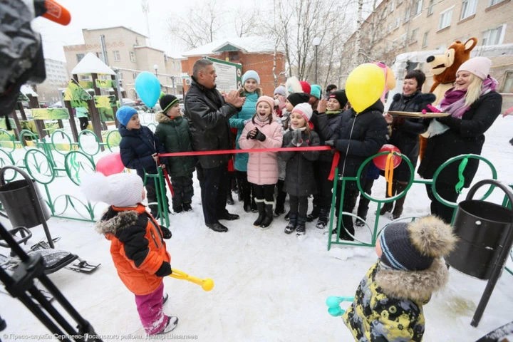 В Сергиевом Посаде открыли еще две новые детские площадки