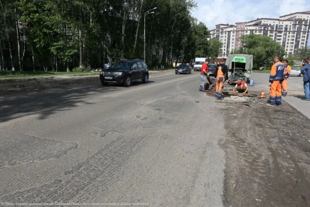 Ремонт дороги на ул. Дружбы продолжается