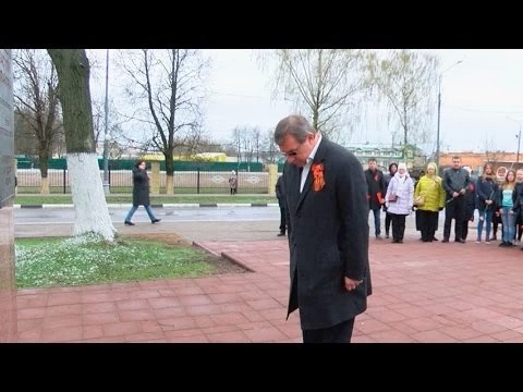 Почтили память близких и воинов 1-й Ударной армии