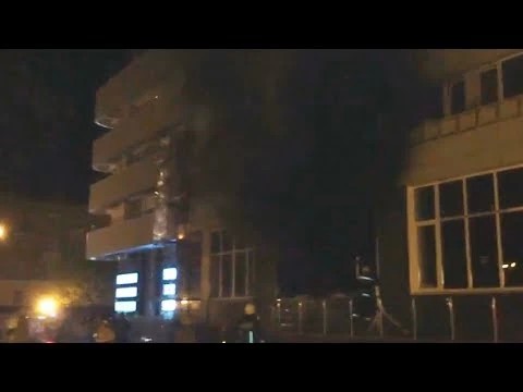 Четверо пострадали при пожаре в отеле