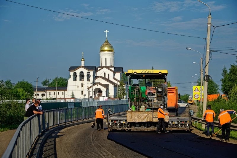 Ремонт дороги на Пограничной