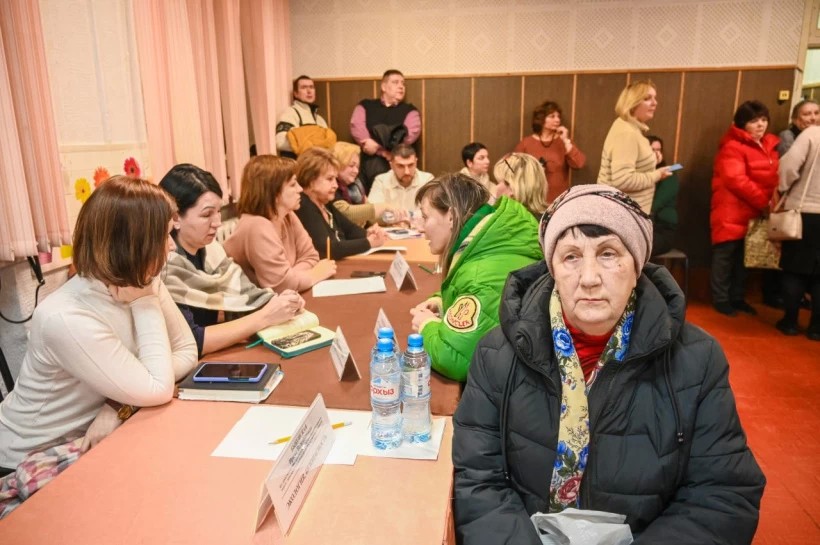 Очередной выездной приём представителей администрации Сергиево-Посадского городского округа прошёл в селе Васильевском