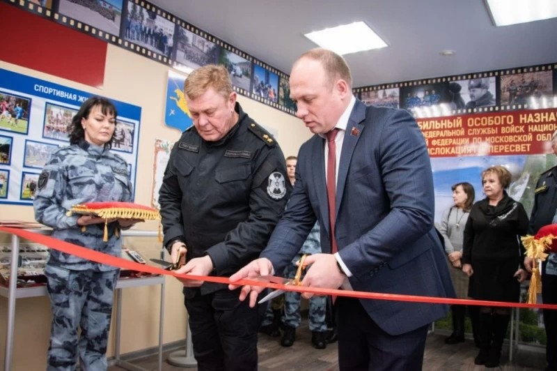 В Пересвете открылся музей воинской славы ОМОНа