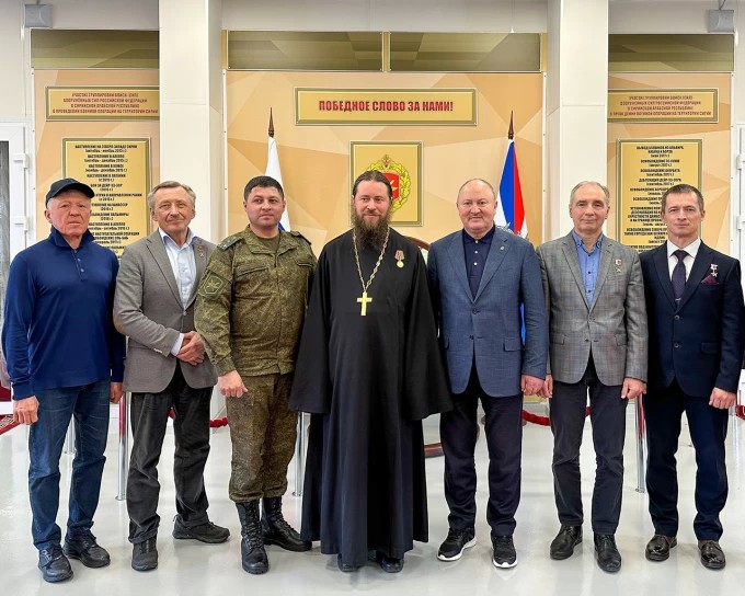 Насельник Лавры в составе официальной делегации Республики Татарстан посетил российских военнослужащих в Сирии
