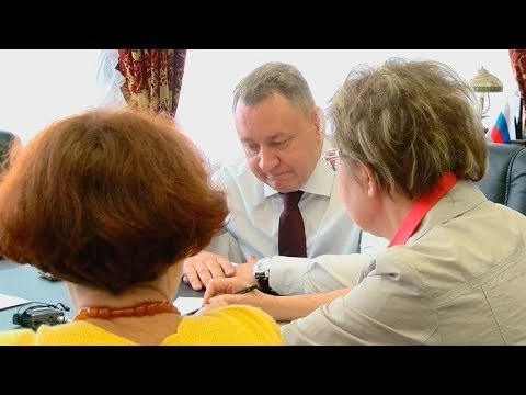 Михаил Токарев на приёме занимался аварийностью домов и тротуаров
