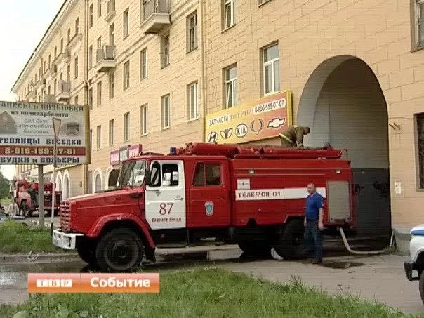 Пожар в одном из домов на Клементьевке