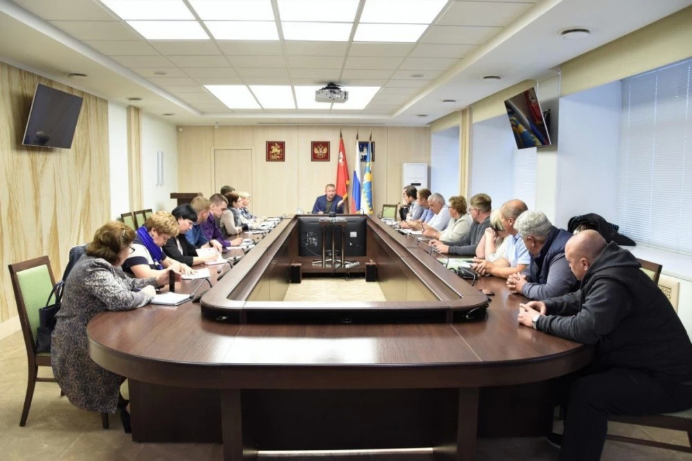Заседание штаба по работе регоператора состоялось в администрации Сергиево-Посадского района