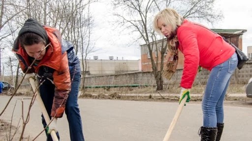 Волонтеры из Москвы помогли убрать Хотьковский лес