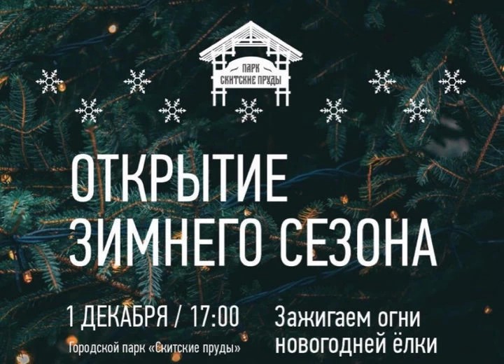 Зима начнется с зажжения новогодней елки