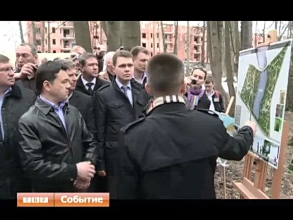 Врио губернатора Московской области А. Ю. Воробьёв в Сергиевом Посаде