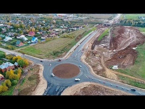 Открыто круговое движение на Семхозской дороге