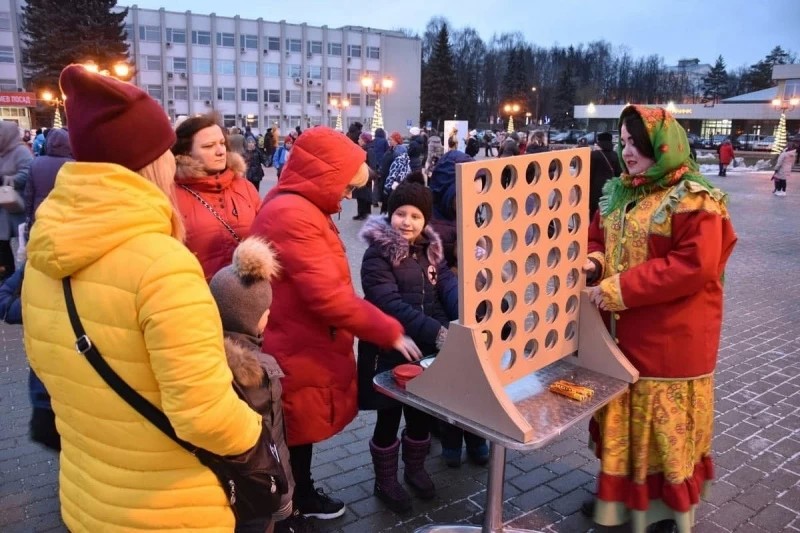 Новогодние гулянья в Сергиевом Посаде