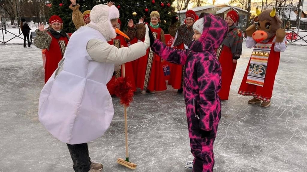 Открытие катка состоялось в парке «Покровский» Сергиево-Посадского округа