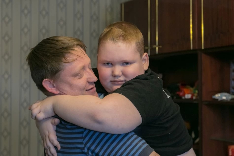 Остался один с сыном