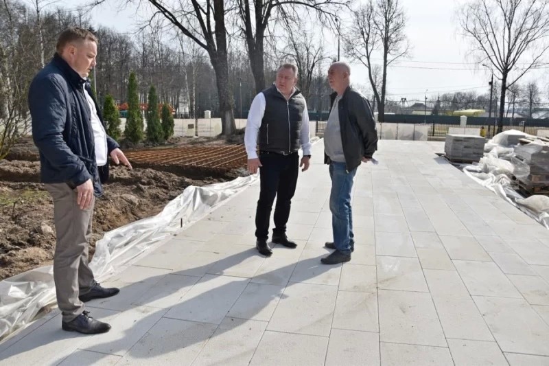 Реконструкция бульвара Кузнецова возобновилась в Сергиевом Посаде