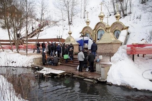 В крещенскую купель с головой