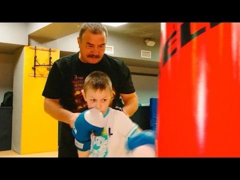 Тренировка боксёров