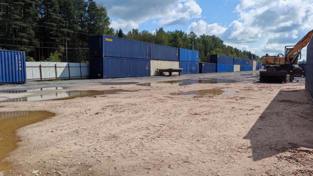 Проверка мест хранения морских контейнеров