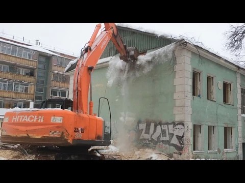Идёт снос ветхих домов на Рабочем посёлке