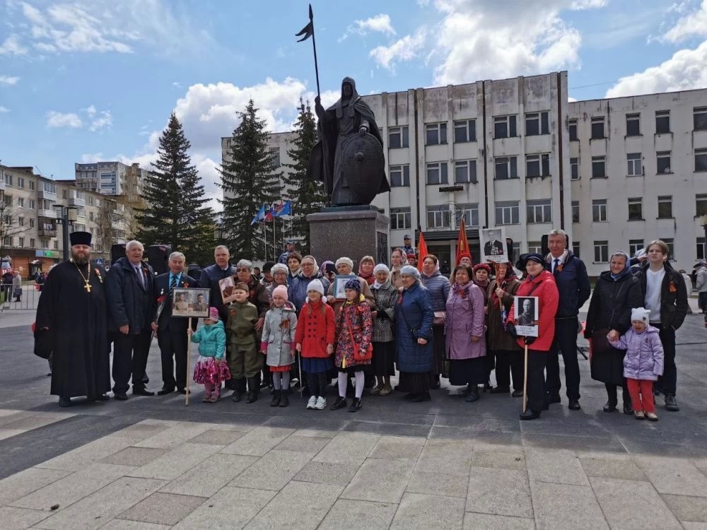 В городе Пересвет состоялся митинг, посвящённый 77-й годовщине Победы