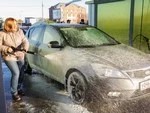 Помыть машину за 100 рублей!