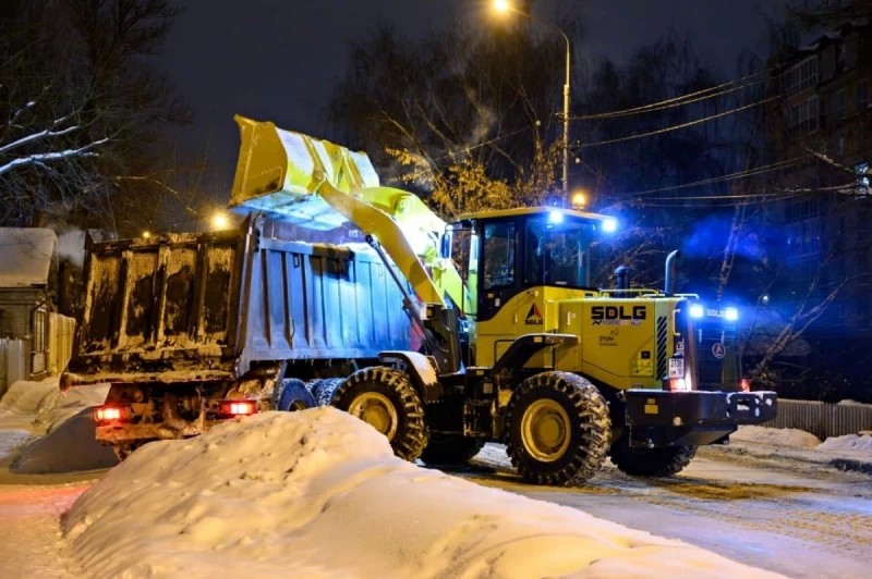 30 000 кубометров снега вывезено в Сергиево-Посадском округе