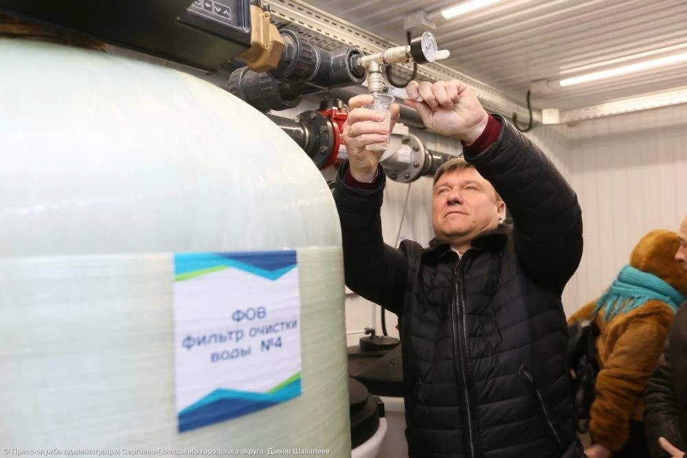 Станция по очистке питьевой воды открылась в Самотовине