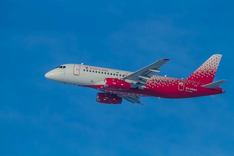 Superjet 100 с именем "Сергиев Посад" совершает четыре рейса в день